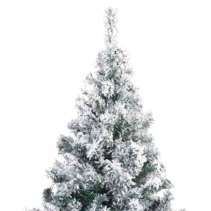 Artificial Christmas Tree White 70.9" PVC and Steel and Plastic