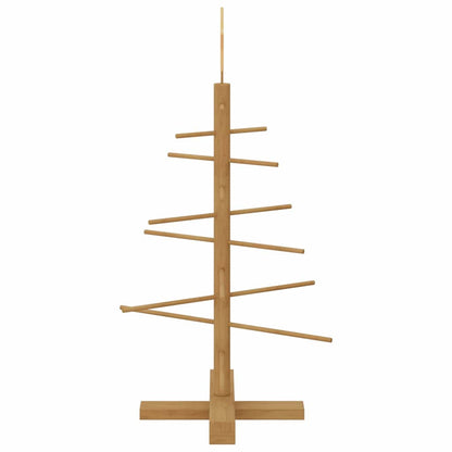 Wooden Christmas Tree with Stand Brown 29.5" bamboo