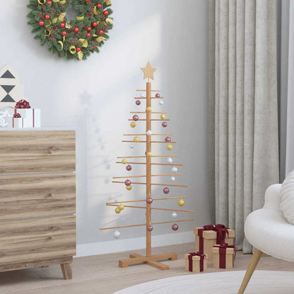 Wooden Christmas Tree with Stand Brown 49.2" bamboo