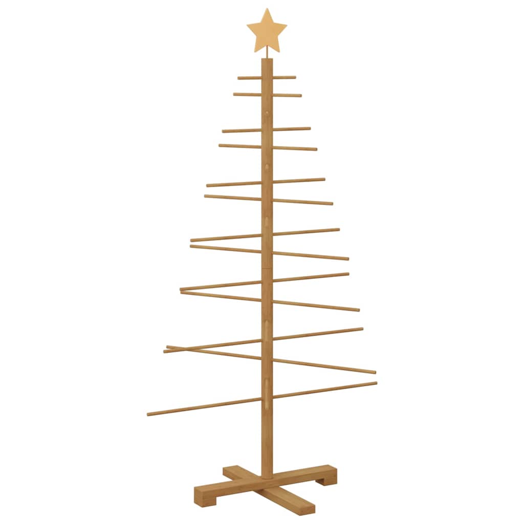 Wooden Christmas Tree with Stand Brown 49.2" bamboo
