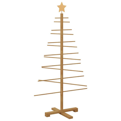 Wooden Christmas Tree with Stand Brown 49.2" bamboo