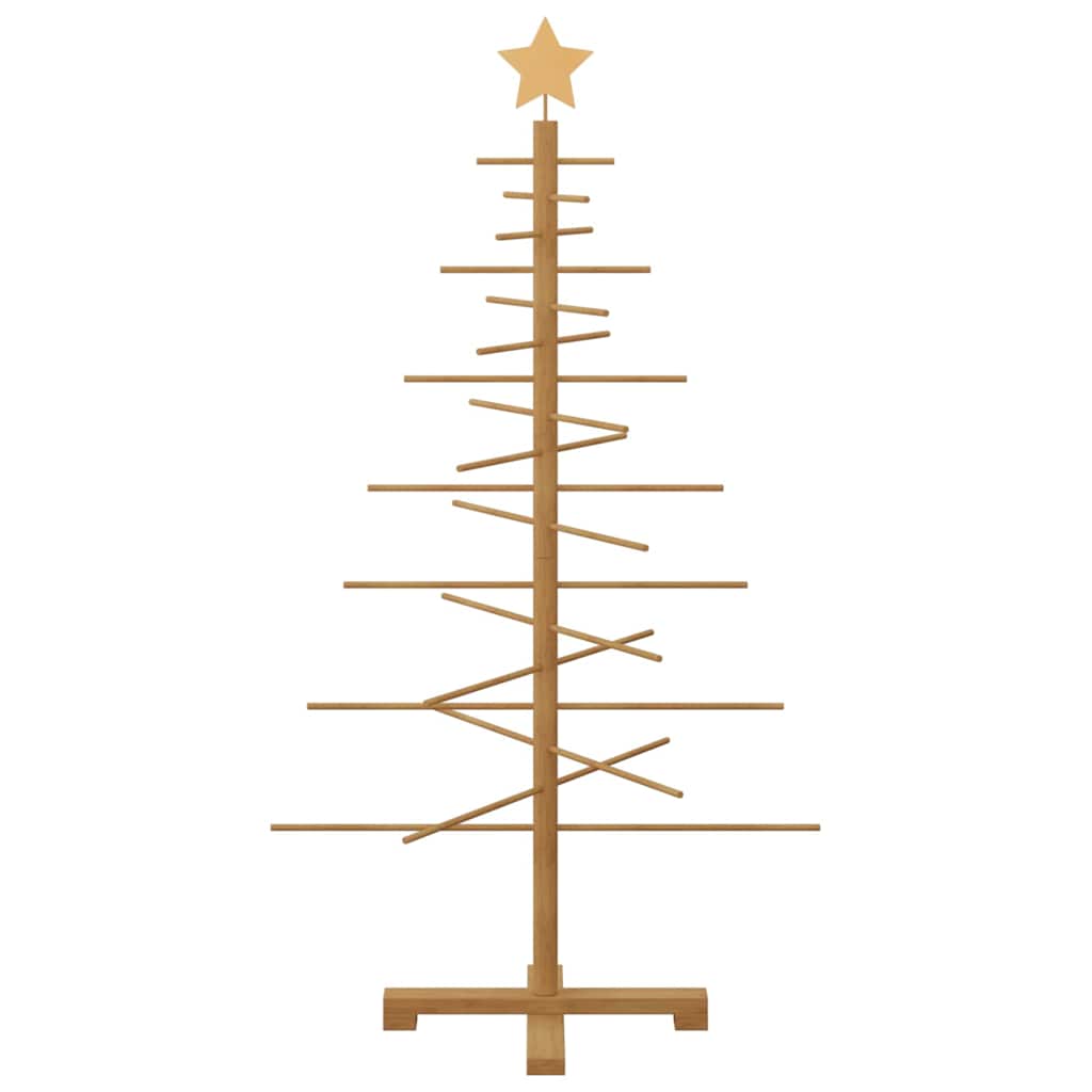 Wooden Christmas Tree with Stand Brown 49.2" bamboo