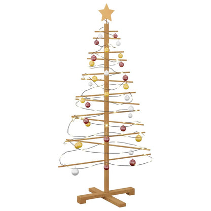 Wooden Christmas Tree with Stand Brown 49.2" bamboo