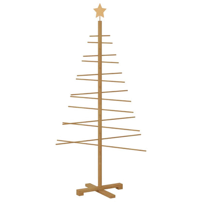 Wooden Christmas Tree with Stand Brown 59.1" bamboo