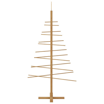Wooden Christmas Tree with Stand Brown 59.1" bamboo
