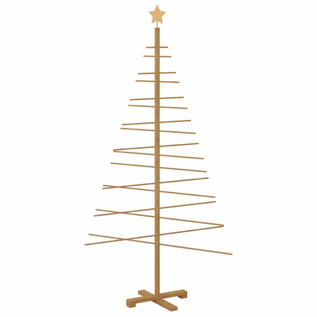 Wooden Christmas Tree with Stand Brown 70.9" bamboo