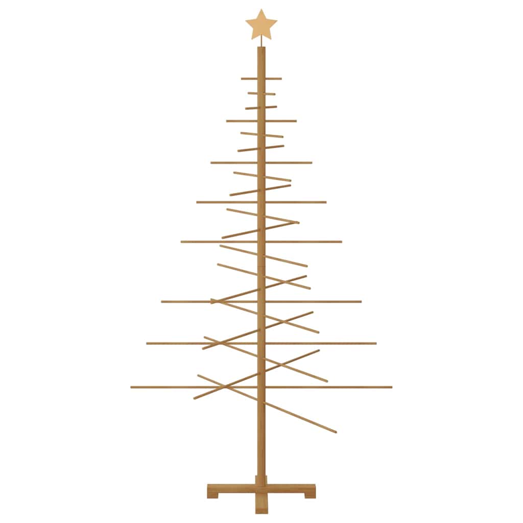 Wooden Christmas Tree with Stand Brown 70.9" bamboo
