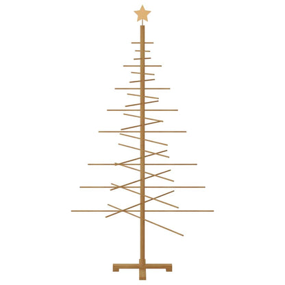 Wooden Christmas Tree with Stand Brown 70.9" bamboo