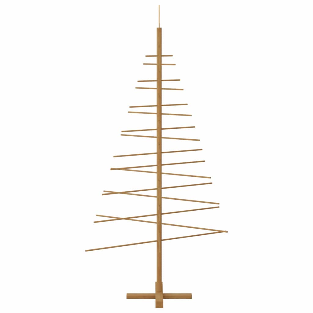 Wooden Christmas Tree with Stand Brown 70.9" bamboo