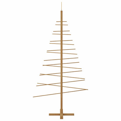 Wooden Christmas Tree with Stand Brown 70.9" bamboo