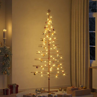 Wooden Christmas Tree with Stand Brown 82.7" bamboo
