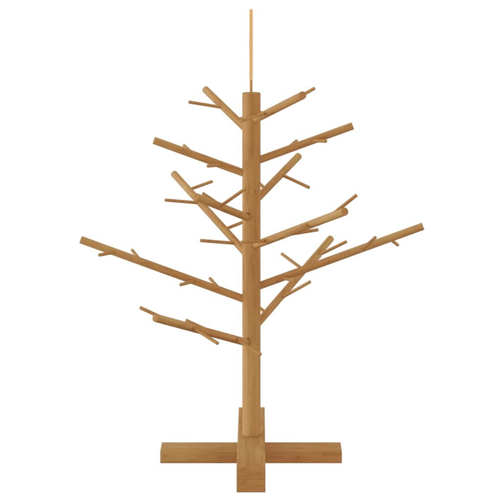 Wooden Christmas Tree with Stand Brown 29.5" Solid pine wood