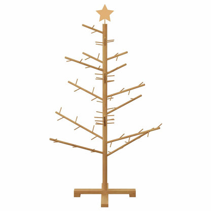 Wooden Christmas Tree with Stand Brown 49.2" Solid pine wood