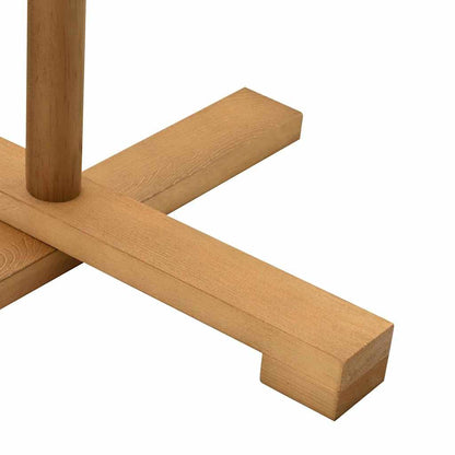 Wooden Christmas Tree with Stand Brown 70.9" Solid pine wood