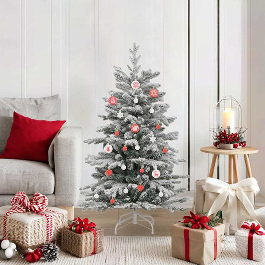 Christmas Bauble Set 40 pcs Red and White