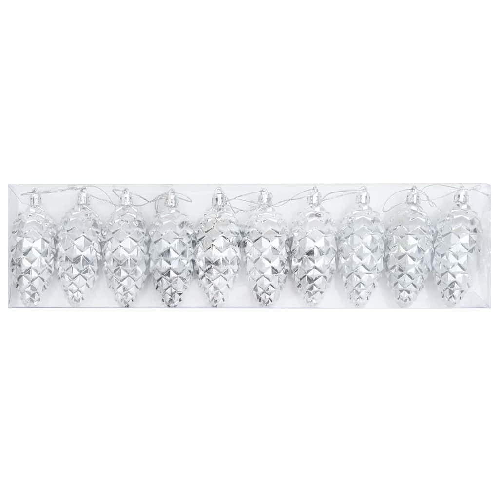 Christmas Tree Decoration 40 pcs Silver