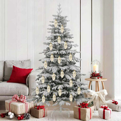 Christmas Pine Cone Ball 40 pcs Gold