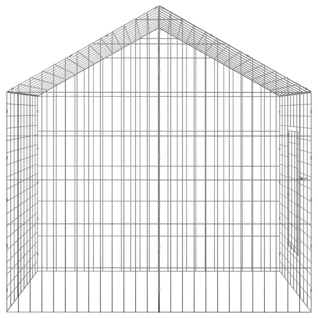 Rabbit Cage Silver 39.37 x 30.71 x 30.71 in Galvanised Steel