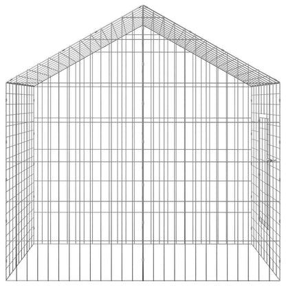 Rabbit Cage Silver 39.37 x 30.71 x 30.71 in Galvanised Steel