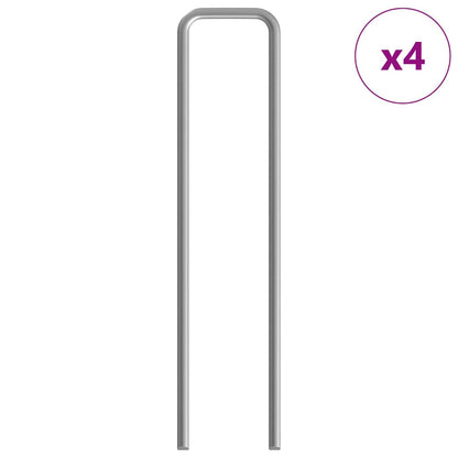 Rabbit Cage Silver 39.37 x 30.71 x 30.71 in Galvanised Steel