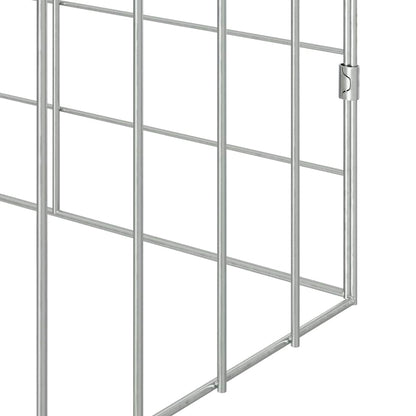 Rabbit Cage Silver 236.22 x 30.71 x 30.71 in Galvanised Steel