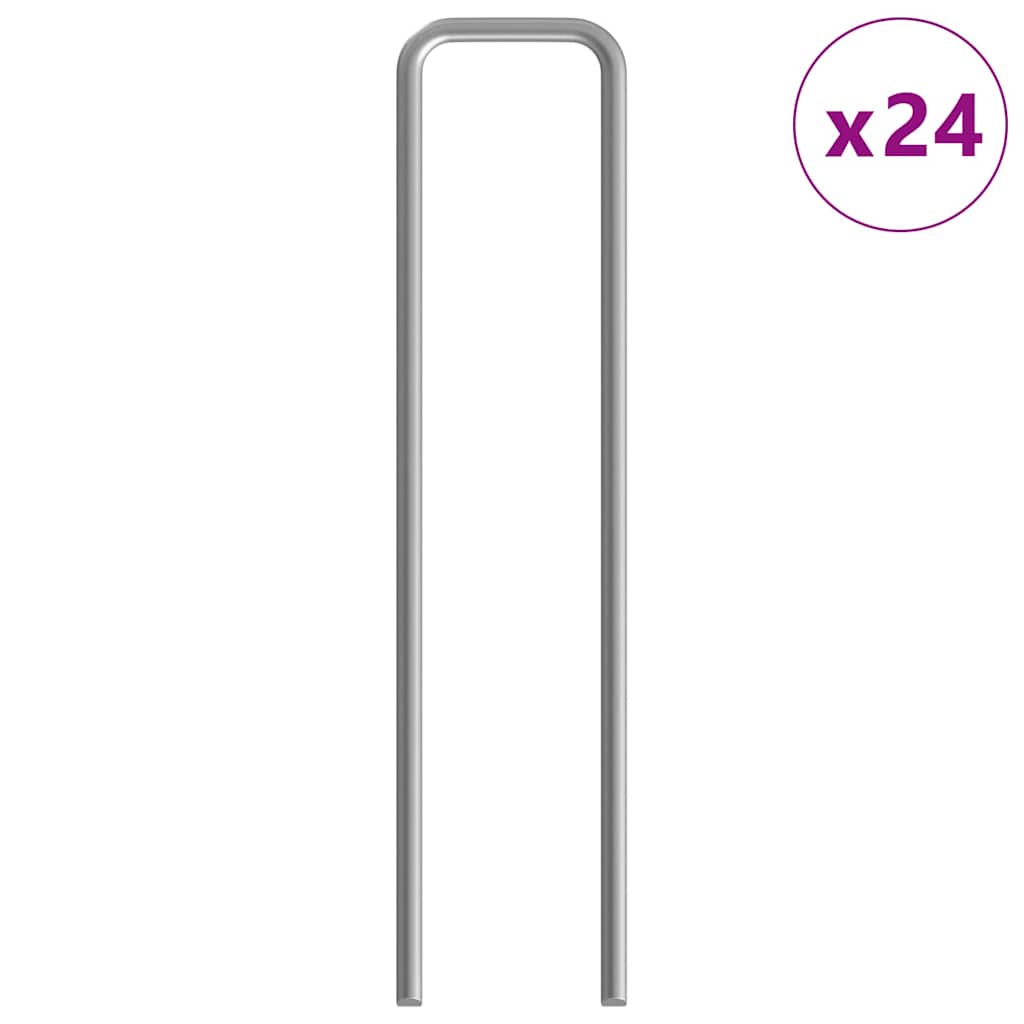Rabbit Cage Silver 236.22 x 30.71 x 30.71 in Galvanised Steel