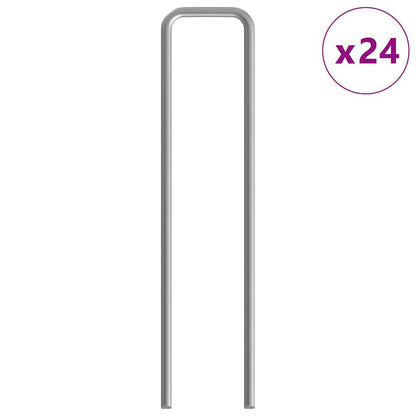 Rabbit Cage Silver 236.22 x 30.71 x 30.71 in Galvanised Steel