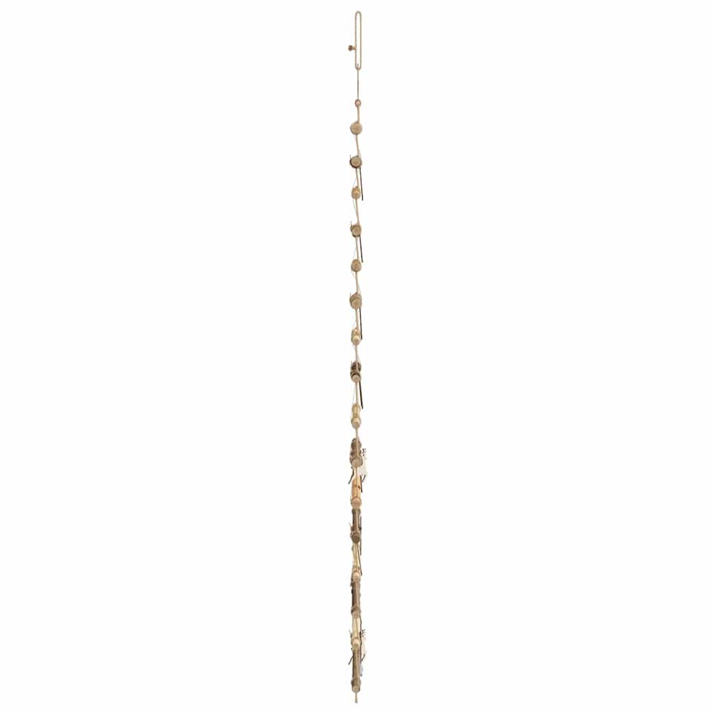 Christmas Tree with 50 LEDs Natural 47.2" Solid Ash wood