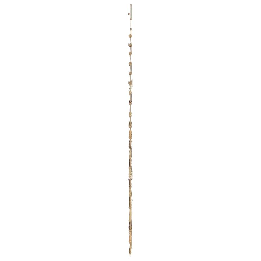 Christmas Tree with 130 LEDs Natural 82.7" Solid Ash wood