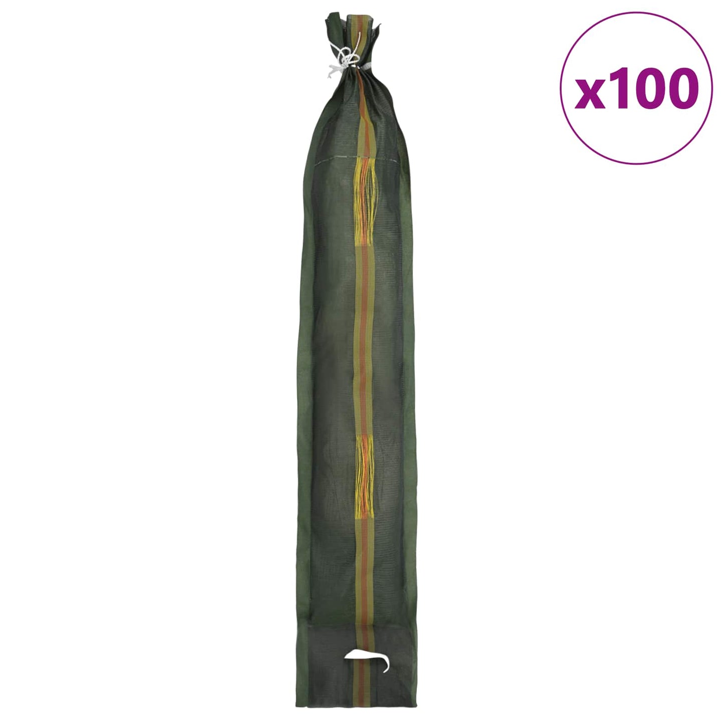 Sandbags 100 pcs Dark Green 39.37 x 9.84 in HDPE