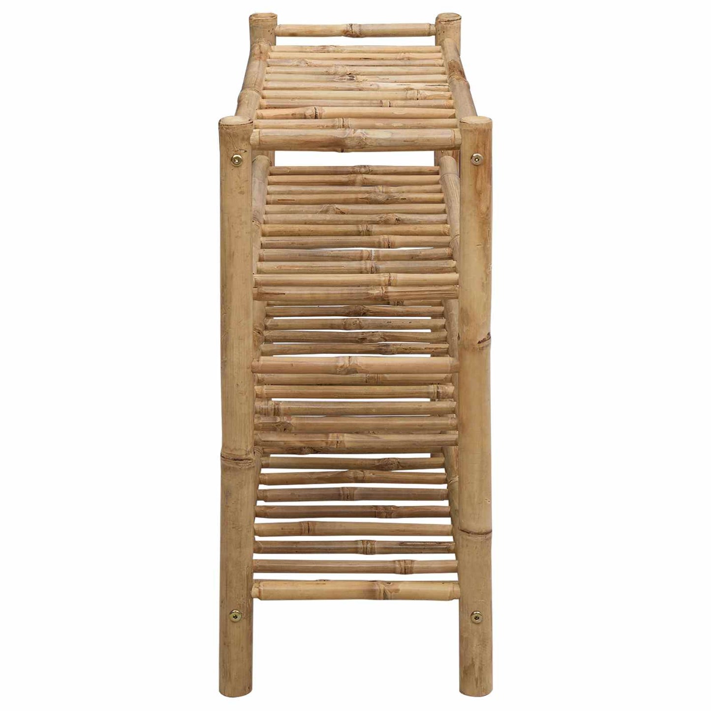 Shoe Rack with Shelf Natural 26.77 x 11.02 x 24.80 in Bamboo