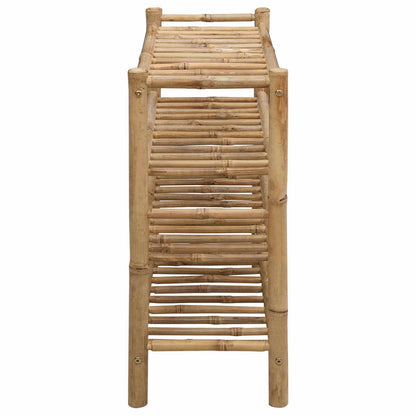 Shoe Rack with Shelf Natural 26.77 x 11.02 x 24.80 in Bamboo