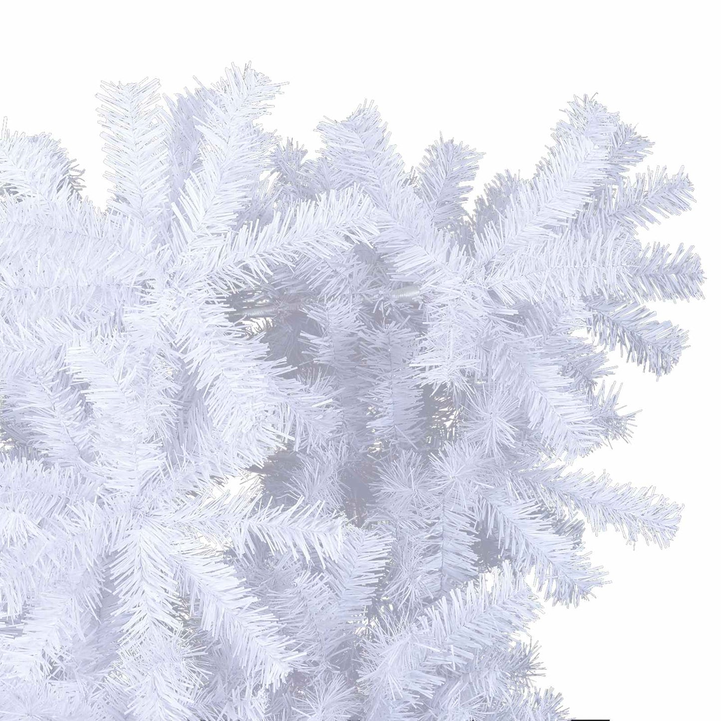 Artificial Christmas Tree White 47.24 in PVC and Steel