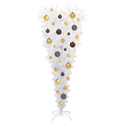 Artificial Christmas Tree White 47.24 in PVC and Steel