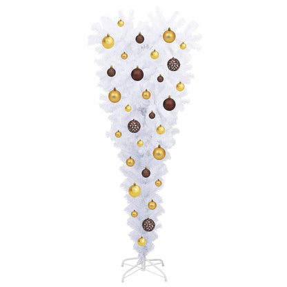 Artificial Christmas Tree White 47.24 in PVC and Steel