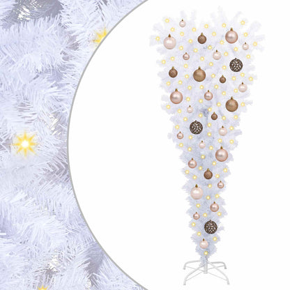 Artificial Christmas Tree White 47.24 in PVC and Steel