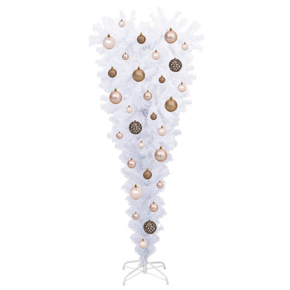 Artificial Christmas Tree White 47.24 in PVC and Steel