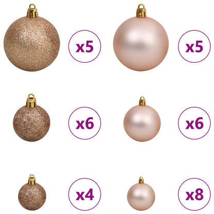 Artificial Christmas Tree White 47.24 in PVC and Steel