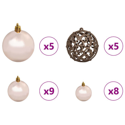 Artificial Christmas Tree White 47.24 in PVC and Steel