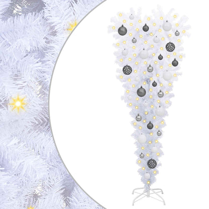 Artificial Christmas Tree White 47.24 in PVC and Steel