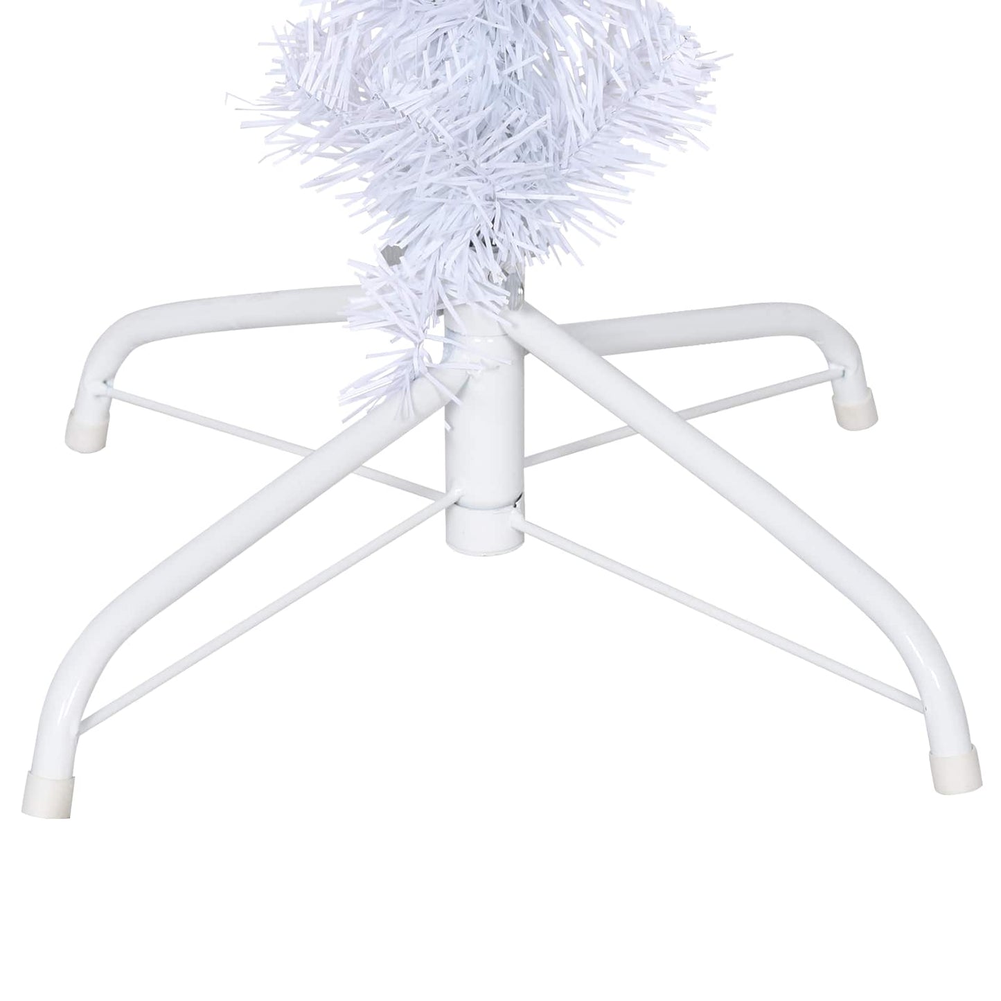 Artificial Christmas Tree White 59.06 in PVC and Steel