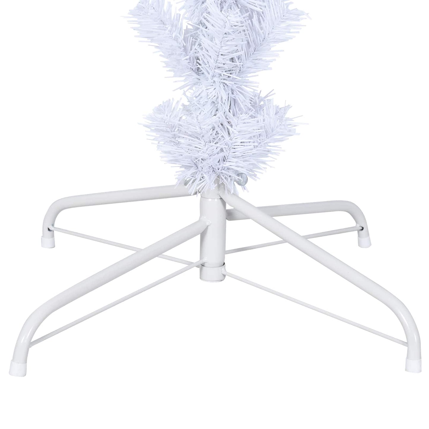 Artificial Christmas Tree White 70.87 in PVC and Steel