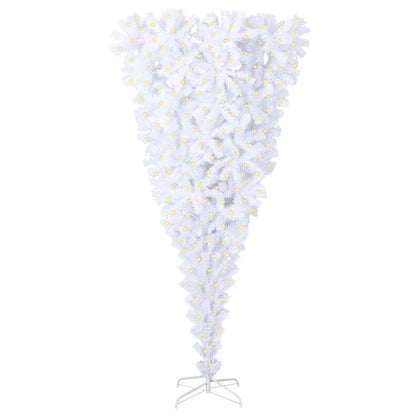Artificial Christmas Tree White 70.87 in PVC and Steel
