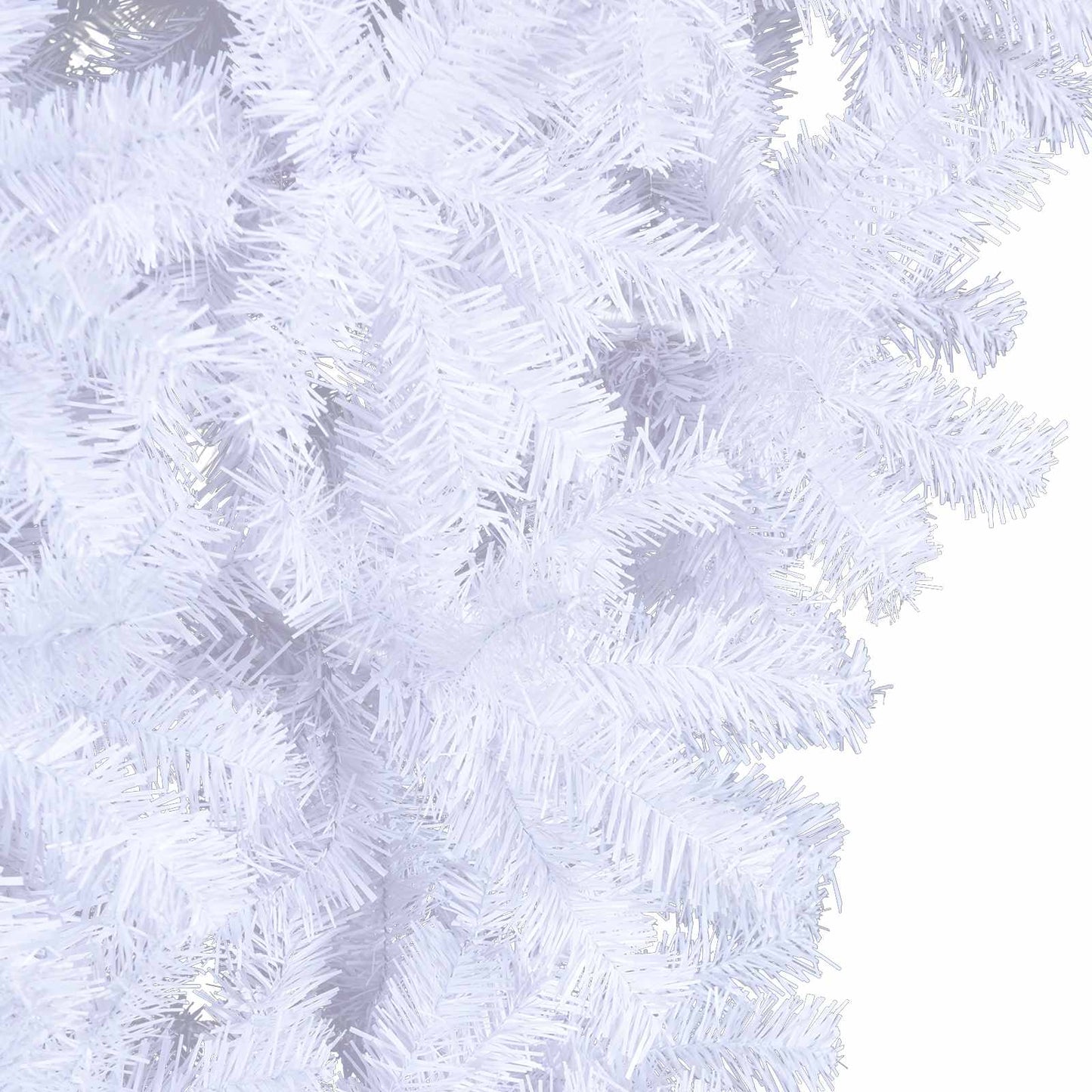 Artificial Christmas Tree White 70.87 in PVC and Steel