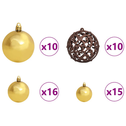 Artificial Christmas Tree White 70.87 in PVC and Steel