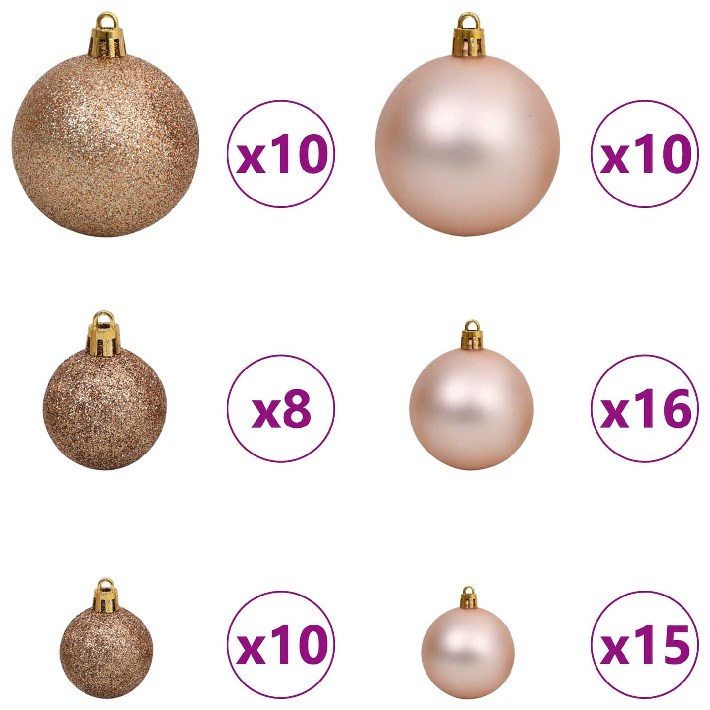 Artificial Christmas Tree White 70.87 in PVC and Steel