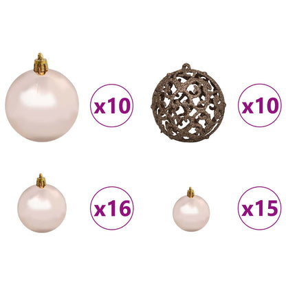 Artificial Christmas Tree White 70.87 in PVC and Steel